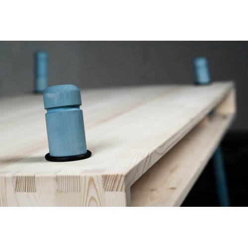 Caspar - Bureau enfant évolutif - Pieds bleus